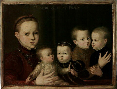 Portrait de cinq des enfants de l'empereur d'Allemagne Maximilien II, image 2/2