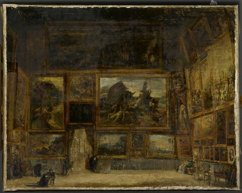 Vue du Salon Carré du Louvre en 1831, image 1/2
