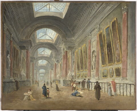 Projet d'aménagement de la Grande Galerie du Louvre