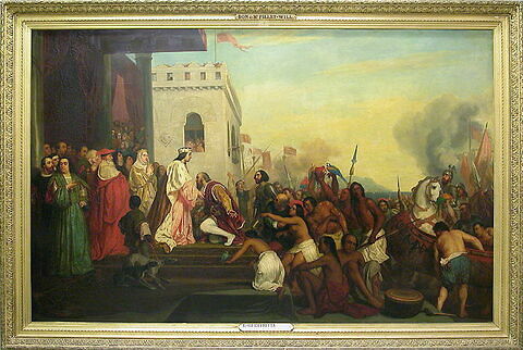 Réception de Christophe Colomb par la cour d'Espagne à Barcelone (1493), image 2/2