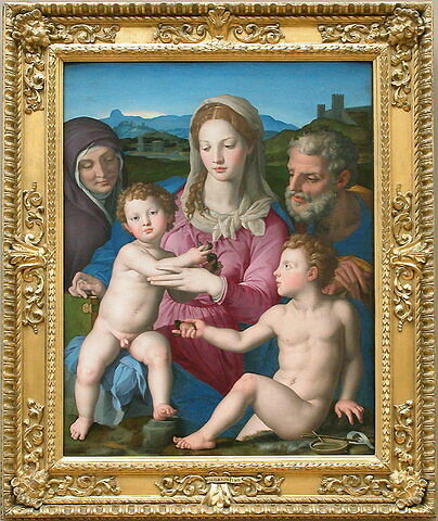 La Sainte Famille avec sainte Élisabeth et le petit saint Jean Baptiste, image 3/3