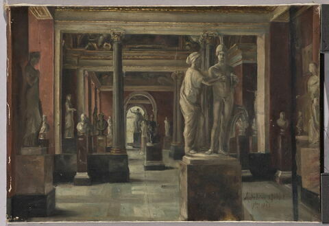 Vue de la salle des Saisons au Musée du Louvre, image 1/3