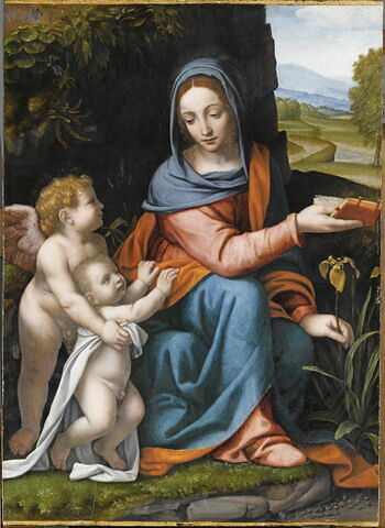 La Vierge à l'Enfant avec un ange, dit Madone de Menaggio