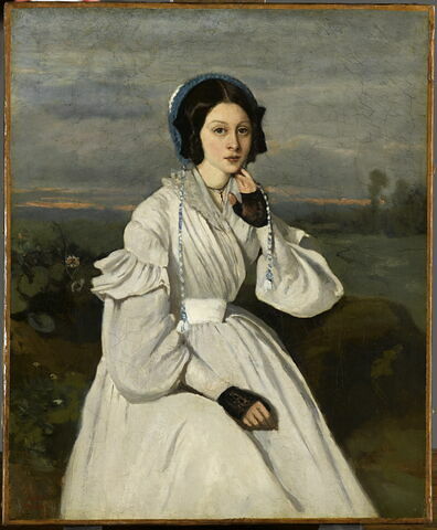 Claire Sennegon (1821-?), plus tard Mme Christophe Charmois, nièce de l'artiste., image 1/2