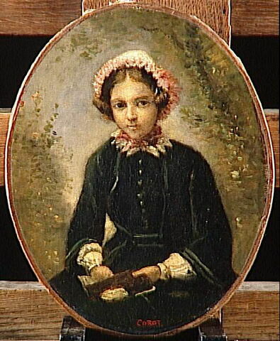Marie-Anna (dite Blanche) Charmois (1846-1926), plus tard Mme Ernest-Adolphe Lemarinier, petite-nièce de l'artiste., image 4/4