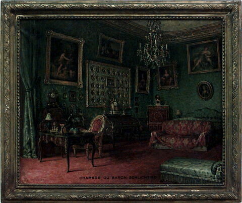 Chambre du baron Basile de Schlichting (1857-1914), collectionneur, donateur des Musées Nationaux., image 2/3