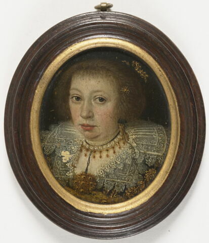 Portrait de femme inconnue (époque de Henri IV)., image 2/4