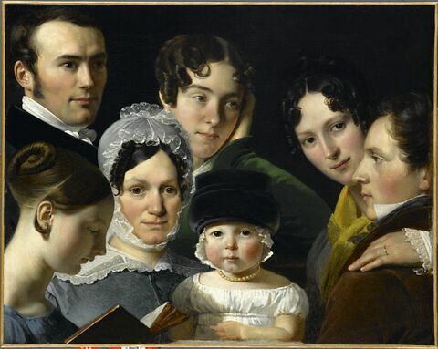 Portrait de la famille Dubufe en 1820, image 1/2