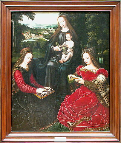 La Vierge et l'Enfant avec sainte Barbe et sainte Catherine d'Alexandrie, image 2/2