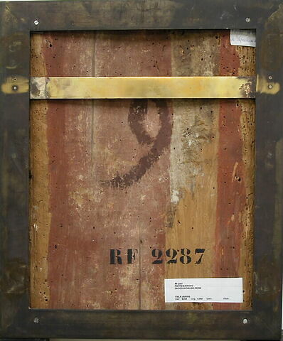 dos, verso, revers, arrière ; vue d'ensemble ; vue avec montage © 2005 Musée du Louvre / Angèle Dequier