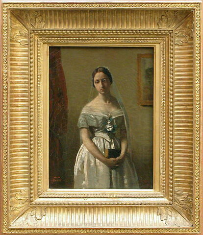 La mariée. Portrait de la servante du peintre Édouard Cibot., image 5/6