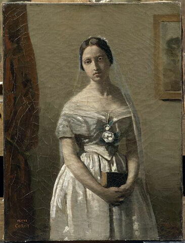 La mariée. Portrait de la servante du peintre Édouard Cibot., image 6/6