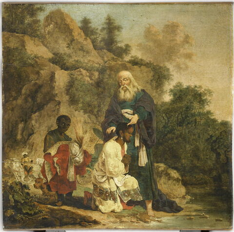 Le Baptême de l'eunuque éthiopien par l'apôtre (et diacre) saint  Philippe, image 2/4