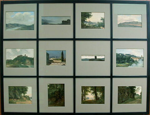 À la Fayolle, près de Nemi : forêt et fonds, dit aussi: Clairière d'un sous-bois, image 3/4