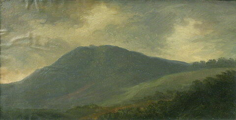 Le Monte Cavo, près de Nemi, dit aussi : Monte Cavo, vue de montagne au crépuscule, image 2/3