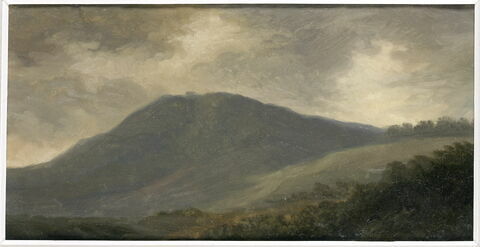 Le Monte Cavo, près de Nemi, dit aussi : Monte Cavo, vue de montagne au crépuscule, image 3/3