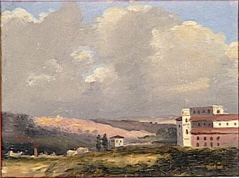 À la villa Borghèse, dit aussi: Vue des environs de Rome, image 3/3