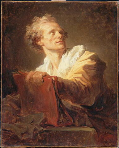 Portrait d'un jeune artiste. Charles-Paul-Jérôme Bréa (1739-1820), pastelliste et miniaturiste., image 4/4