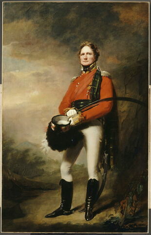 Portrait du major James Lee Harvey en uniforme de Gordon Highlander (vers 1780-1849), image 3/3