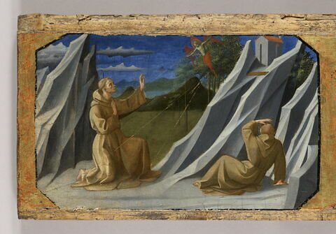 Saint François d' Assise recevant les stigmates, saint Cosme et saint Damien soignant un malade, image 3/8