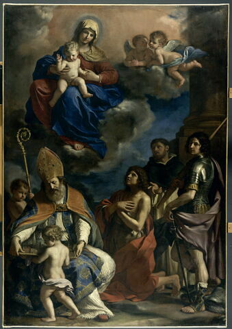 La Vierge à l'Enfant avec quatre saints (Géminien, Jean Baptiste, Georges, Pierre martyr), dit à tort Les Saints Protecteurs de la ville de Modène