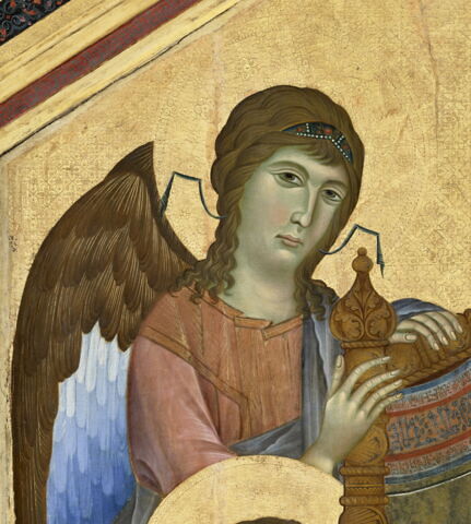 La Vierge et l'Enfant en majesté entourés de six anges (Maestà), image 2/33