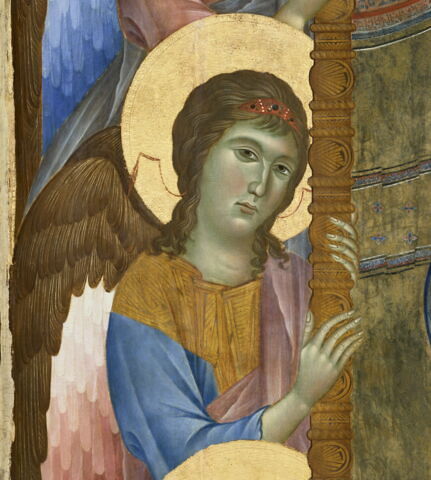 La Vierge et l'Enfant en majesté entourés de six anges (Maestà), image 3/33