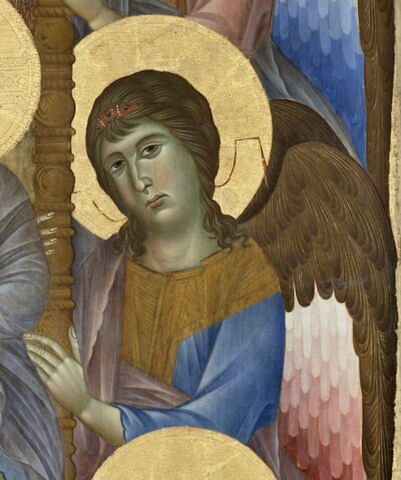 La Vierge et l'Enfant en majesté entourés de six anges (Maestà), image 5/33