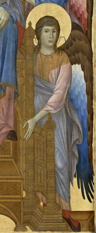 La Vierge et l'Enfant en majesté entourés de six anges (Maestà), image 6/33