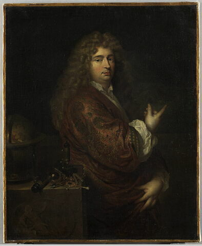 Nicolaes Hartsoeker (1656-1725), physicien, désignant un bateau dans la tempête