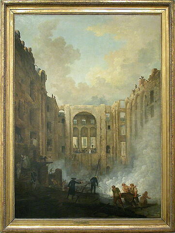 L'incendie de l'Opéra au Palais Royal, en 1781, image 11/12