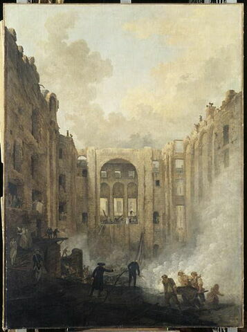 L'incendie de l'Opéra au Palais Royal, en 1781, image 12/12