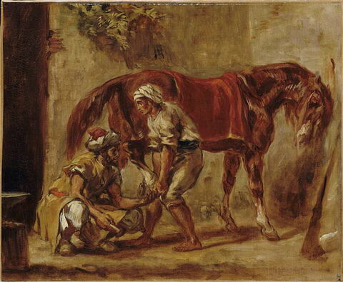 Le Maréchal-Ferrant, dit aussi Arabes ferrant un cheval, image 19/19