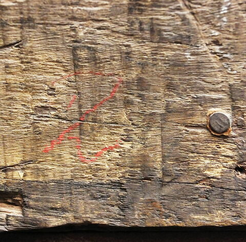 dos, verso, revers, arrière ; cadre ; détail inscription © 2018 Musée du Louvre / Peintures