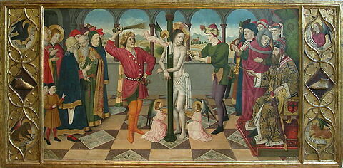 La Flagellation du Christ - Les Quatre Symboles des évangélistes, image 2/7