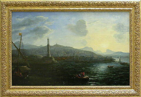 Le Port de Gênes, vu de la mer, image 2/2