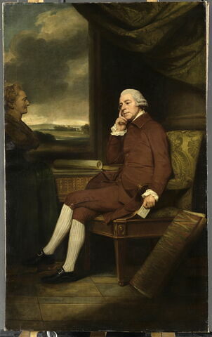 Portrait de Ralph Willett (1719- 1795), bibliophile et collectionneur, dit autrefois, à tort, Portrait de Sir John Stanley, image 2/3