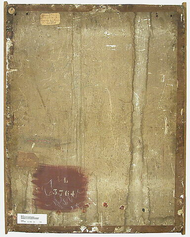 dos, verso, revers, arrière ; vue d'ensemble ; vue sans cadre © 2004 Musée du Louvre / Angèle Dequier