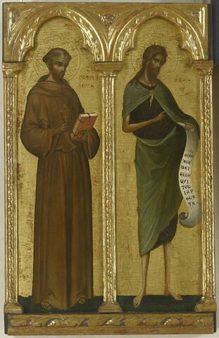 Saint François d'Assise ; saint Jean Baptiste