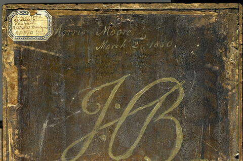 dos, verso, revers, arrière ; détail inscription ; détail signature © 2011 RMN-Grand Palais (musée du Louvre) / Gérard Blot