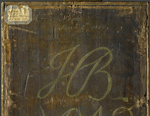 dos, verso, revers, arrière ; détail inscription © 2011 RMN-Grand Palais (musée du Louvre) / Gérard Blot