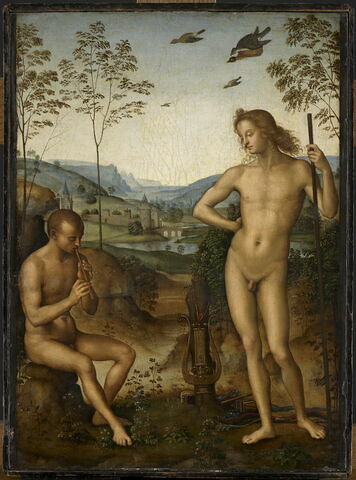 Apollon et le berger Daphni, dit longtemps Apollon et Marsyas