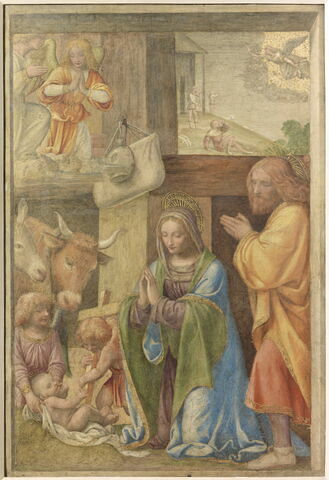 La Nativité de Jésus et l'Annonce aux bergers