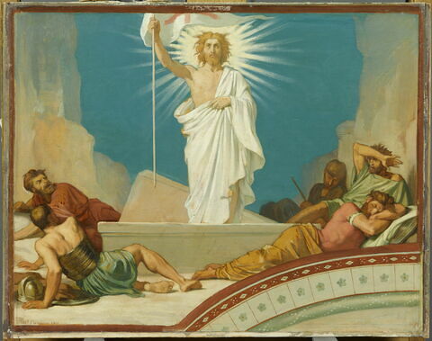 La Résurrection du Christ. Esquisse pour la décoration de Saint-Germain-des-Prés.