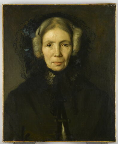 Portrait d'une femme âgée.