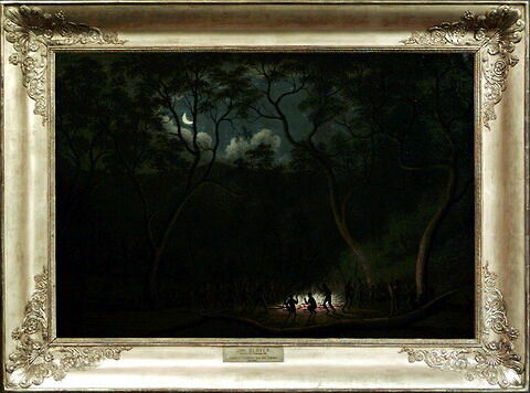 Danse d’Indigènes de la Terre Van-Diemen (Tasmanie, Australie), au clair de la lune, 1840, image 2/2