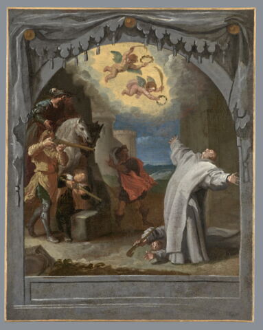 Le Martyre des vénérables pères Vincent Herck et Jean Léodieux de la chartreuse de Roermond (Pays-Bas) prise d'assaut par les gueux de Guillaume de Nassau en 1572