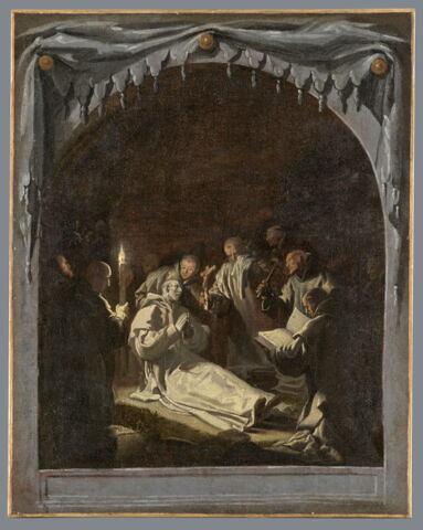 La Mort de saint Bruno (en 1101)