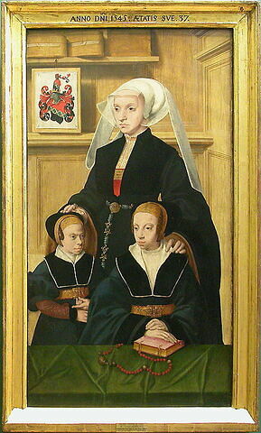 Portrait de Katharina Von Gail et ses deux filles, image 2/4