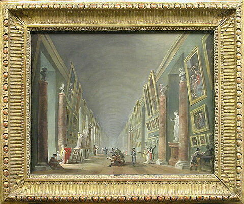 La Grande Galerie du Louvre entre 1801 et 1805, image 2/2